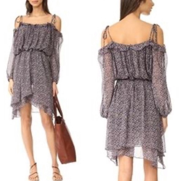 LoveShackFancy Floral Off the Shoulder Dress - Picture 2 of 6